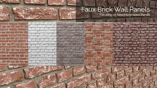 Discover the New Manchester Range of Faux Brick Wall Panels Within Our Showroom