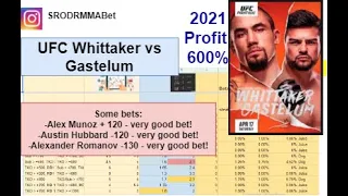UFC on ESPN 22 - Fight Night - Whittaker vs Gastlum - picks, odds, breakdowns, bets, predictions