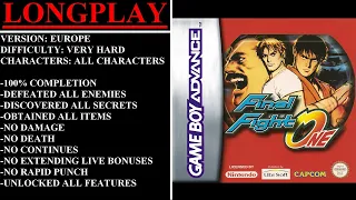 Final Fight One [Europe] (Game Boy Advance) - (Longplay - All Characters | Very Hard | 100%)