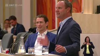 Matthias Strolz im Parlament - 04.07.2018 - Sebastian Kurz & Europa