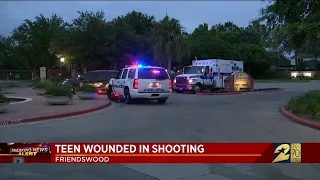 Teen wounded in shooting