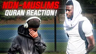 Quran in the hood social experiment( he got emotional) #viral #relatable #quran #funnyvideo