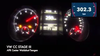 306 KPH!! VW CC 2.0 TSI DSG STG3 APR 501 BHP 104 Octane!!