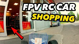 FPV RC Car Buying Food