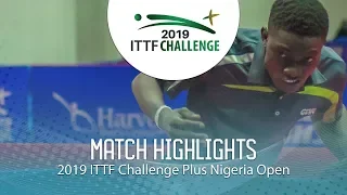 Solanke Azeez vs Oladipupo Olayinka | 2019 ITTF Nigeria Open Highlights (Group)