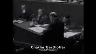 Nuremberg Trial Day 39 (1946) M. Charles Gerthoffer on Nazi Black Markets (AM)