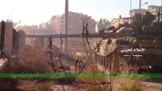 Работа Т-90 в Сирии. The work of the T-90 in Syria.