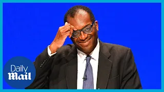 'What a day…': Kwasi Kwarteng avoids 45p tax cut controversy in Conservative Party conference speech