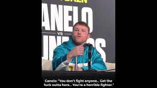 Canelo Alvarez Tells Demetrius Andrade "You Fight Nobody Get The F**k Outta Here"