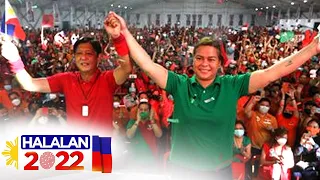 Mga tagasuporta ng UniTeam nagdiwag sa lamang ng Marcos-Duterte tandem #Halalan2022