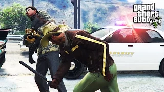 GTA 5 ONLINE: COPS IN THE HOOD Ep 2 ( BLOODS VS CRIPS) [HQ] SKIT 2017