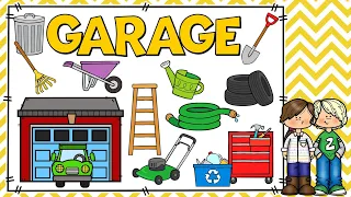 PARTES DE LA CASA EN INGLÉS | COSAS DEL GARAGE EN INGLÉS | PARTS OF THE HOUSE