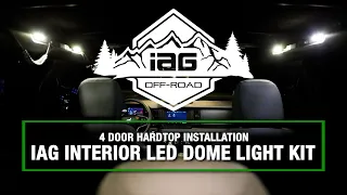 Installing The IAG 4PC Interior LED Dome Light Kit For Hardtop  2021+ Ford Bronco