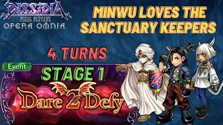 DFFOO [GL] Dare to Defy 2 Stage 1. Sanctuary keepers again?? Time to break out Minwu I guess :)