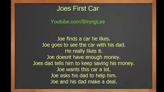 English Listening Level 1 - Joes First Car