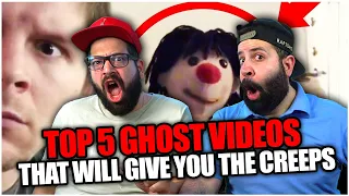 GHOST VIDEOS THAT WILL GIVE YOU THE CREEPS | REACTION!!