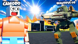 OB Destroyed My MILLION DOLLAR Lego Mansion in Brick Rigs RP!