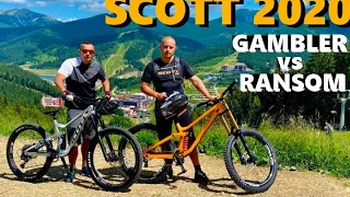 Follow cam Scott Gambler 900 Tuned 2020 vs Ransom 920 first ride full run