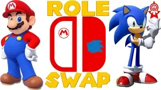 What if Mario and Sonic Swapped Roles