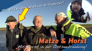 Horst Hennings und Matze Koch angeln auf Plattfisch