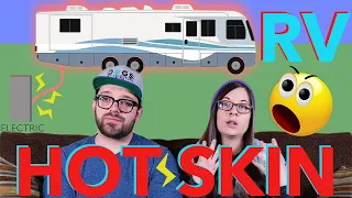 My RV Shocked Me! HOW TO TEST FOR RV HOT SKIN - WHAT IS RV HOT SKIN?