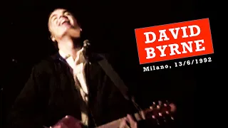 DAVID BYRNE - Milano, 13/6/1992  (master tape)