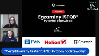 Nagranie LIVE - Egzaminy ISTQB® - pytania i odpowiedzi. Webinar