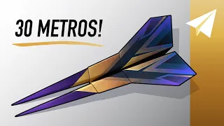 Haz el MEJOR Avión De Papel — Cómo Doblar Venom — Vuela Más De 30 Metros