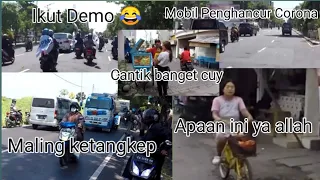 Kumpulan kejadian unik dan lucu saat di jalanan#1 || Motovlog Indonesia || Motovlog Surabaya