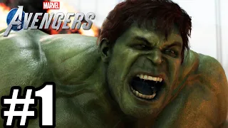 Marvel's Avengers Gameplay Walkthrough Part 1 - PS4 Pro Beta