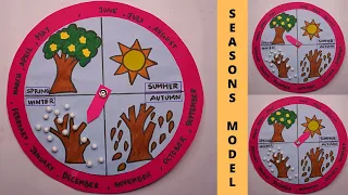 Seasons Project for school | seasons project ideas | seasons project model | School project ideas