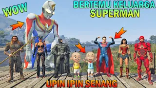 UPIN IPIN MEET A SUPERMAN FAMILY - GTA 5 BOCIL SULTAN