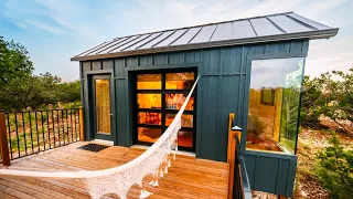 Tiny House w/ Garage Door Feature! Full Tour!