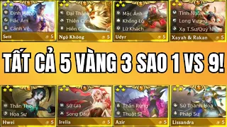 TFT SET 11 ALL 5-Cost Units 3-Star 1v9! ⭐⭐⭐