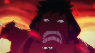 One piece 1015 Luffy uses RED ROC 4k 🔥🔥🔥