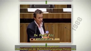 Peter Pilz randaliert im Parlament | Restmüll schütten