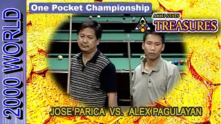 JOSE PARICA vs ALEX PAGULAYAN - 2000 World One Pocket Championship