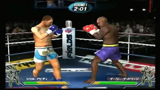 PS2『K-1 World GP 2006』 シリル・アビディ　VS  ゲーリー・グッドリッジ　ランダムマッチ 29試合目