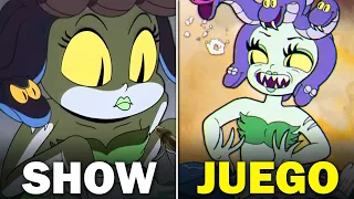 ¡TODAS LAS DIFERENCIAS! "Cuphead Show" Temporada 2 y 1 VS el Videojuego | Curiosidades y MÁS