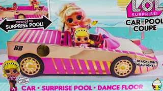 LOL Surprise Car Pool Coupe Car Pool, Dance Floor + Exclusive Doll!