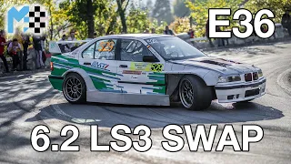 Stancu Matei - BMW E36 LS3 Hill climb - build and race