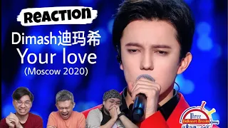 Dimash (Димаш) 迪玛希《Your Love》|| 3 Musketeers Reaction马来西亚三剑客【REACTION】【ENG SUBS】
