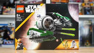 LEGO Star Wars 75360 YODA'S JEDI STARFIGHTER Review! (2023)