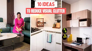 10 Ideas to Reduce Visual Clutter | Simple Ways to Organize Your Home