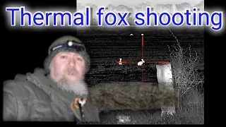 Fox control shooting with the Infiray TH50 v2 and Howa M1100 17hmr