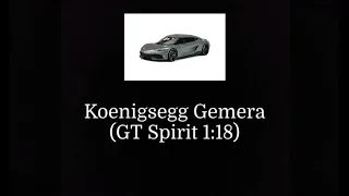 Koenigsegg Gemera              GT Spirit 1:18