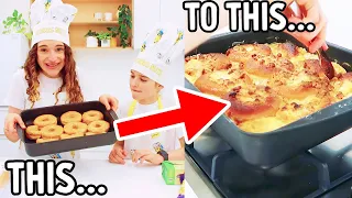 COOKING A VIRAL TIKTOK DONUT BAKE w/ Sabre and Naz