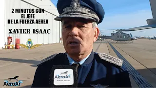 2 minutos con el Jefe de la Fuerza Aérea Argentina. EXCLUSIVO