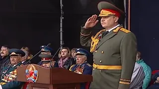 Victory Parade in Luhansk 9 May 2021 Lugansk Anthem