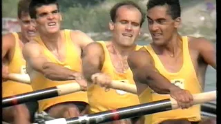 Rowing World Championships Vienna 1991, Saturday's Finals Race 03, Men's Lightweight Four LM4-